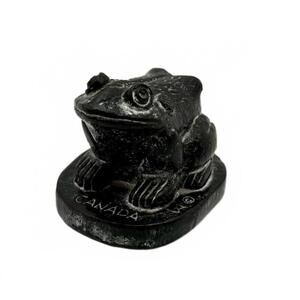 Vintage Vanstone Vancouver BC Canada Frog Figurine Animal Mini Sculpture